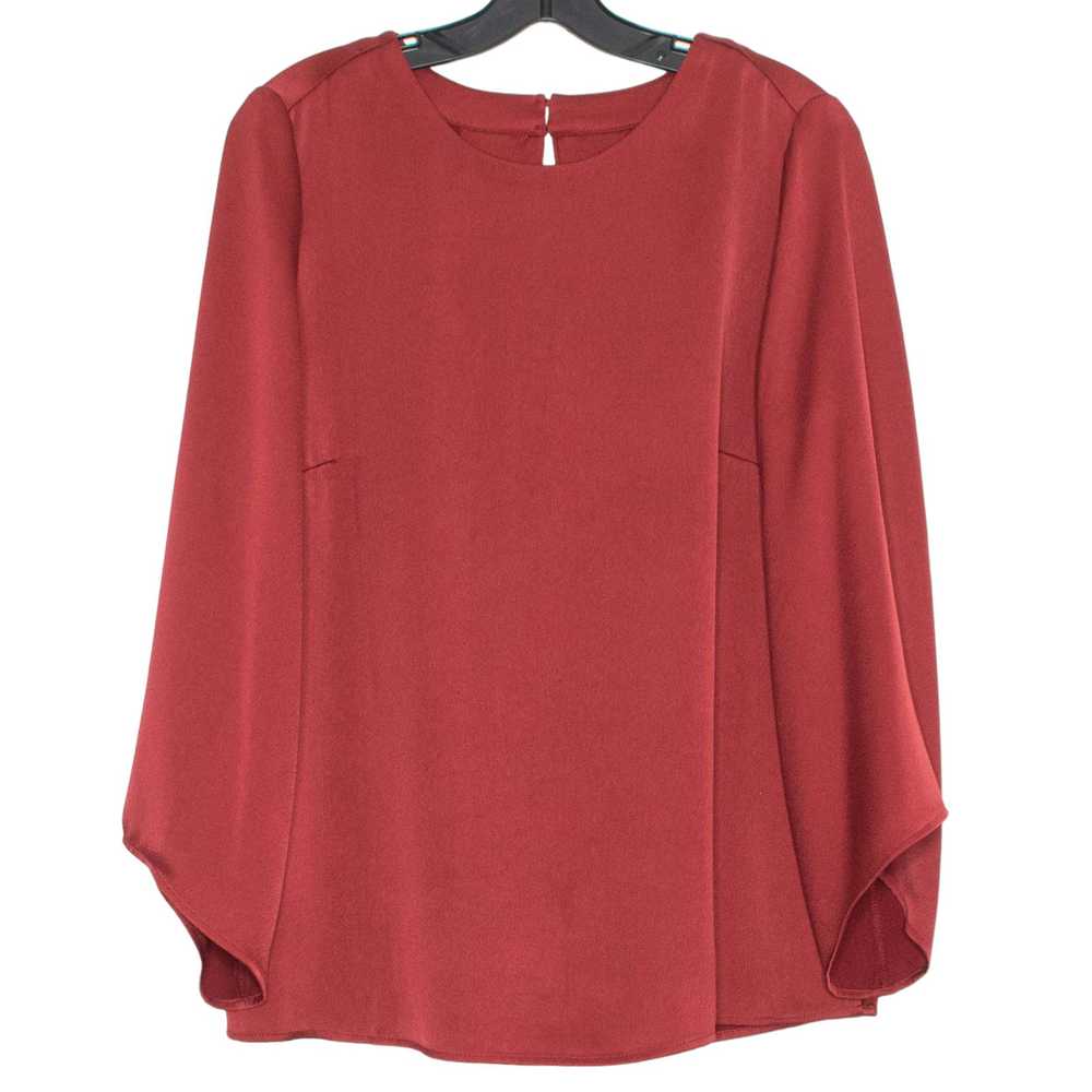 Chicos Chicos Top Back Cutout Tunic Holiday Red S… - image 6