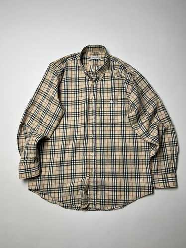 Burberry × Vintage Vintage 90s Burberry nova chec… - image 1