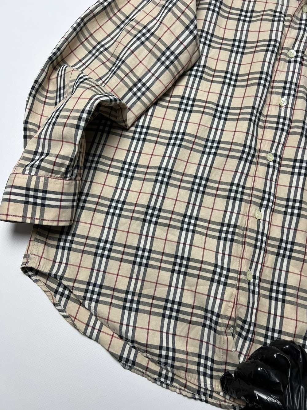 Burberry × Vintage Vintage 90s Burberry nova chec… - image 7