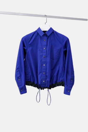 Sacai Sacai Luck Blue Drawstring Button Up Shirt