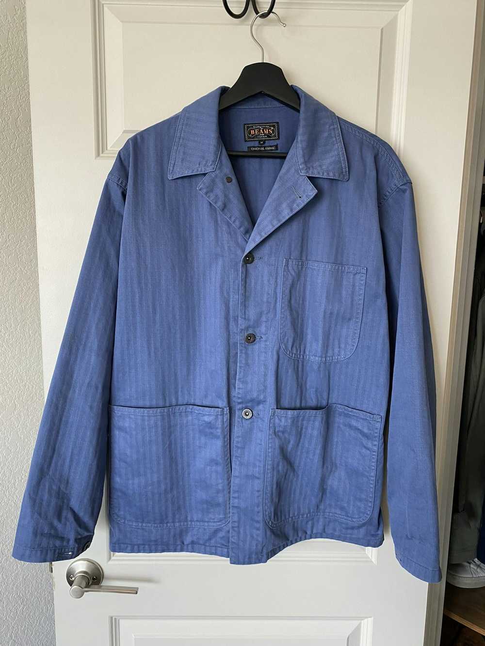 Beams Plus MIL Herringbone Chore Jacket - Gem