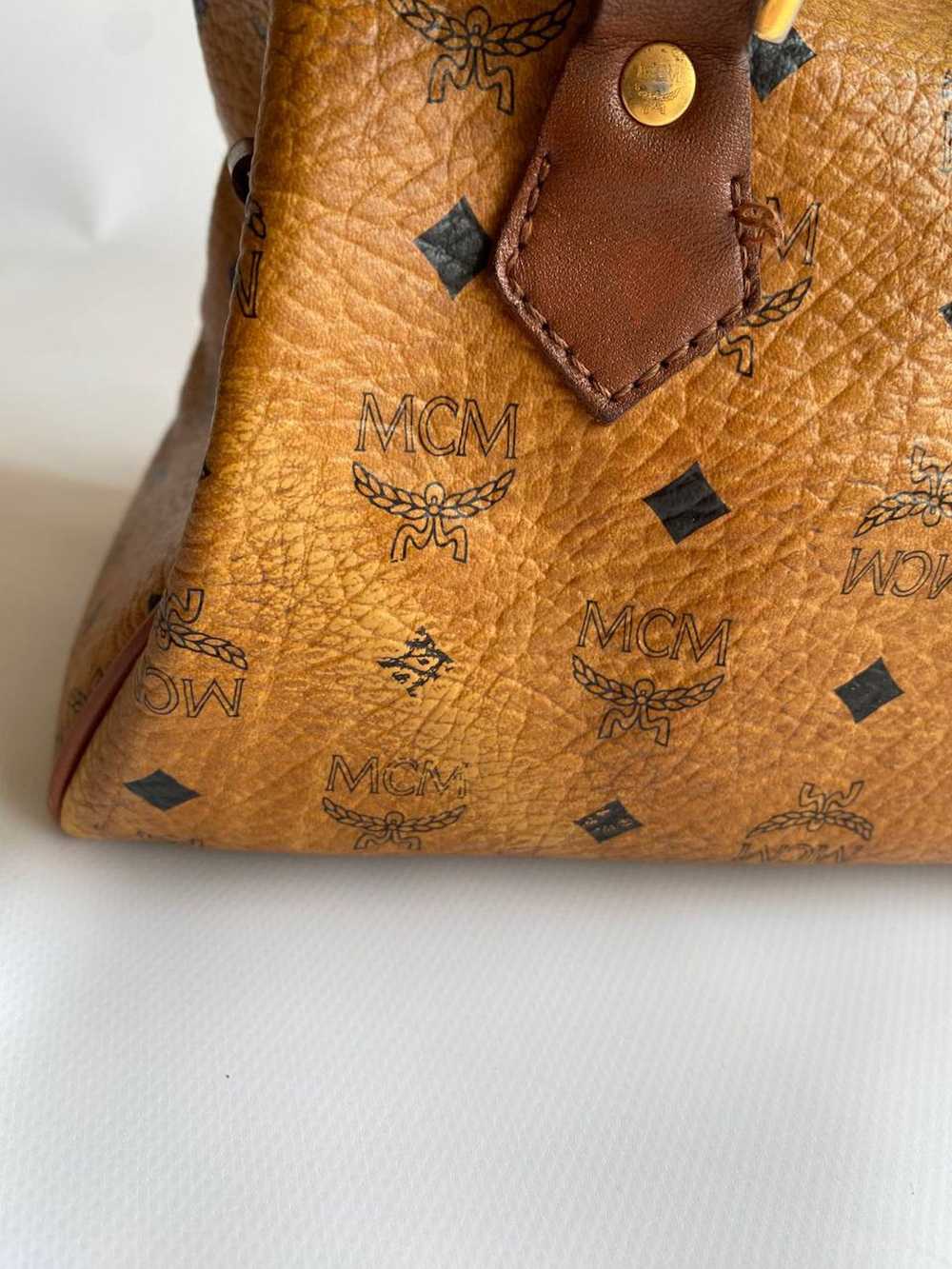Italian Designers × Luxury × MCM MCM Boston Bag L… - image 9