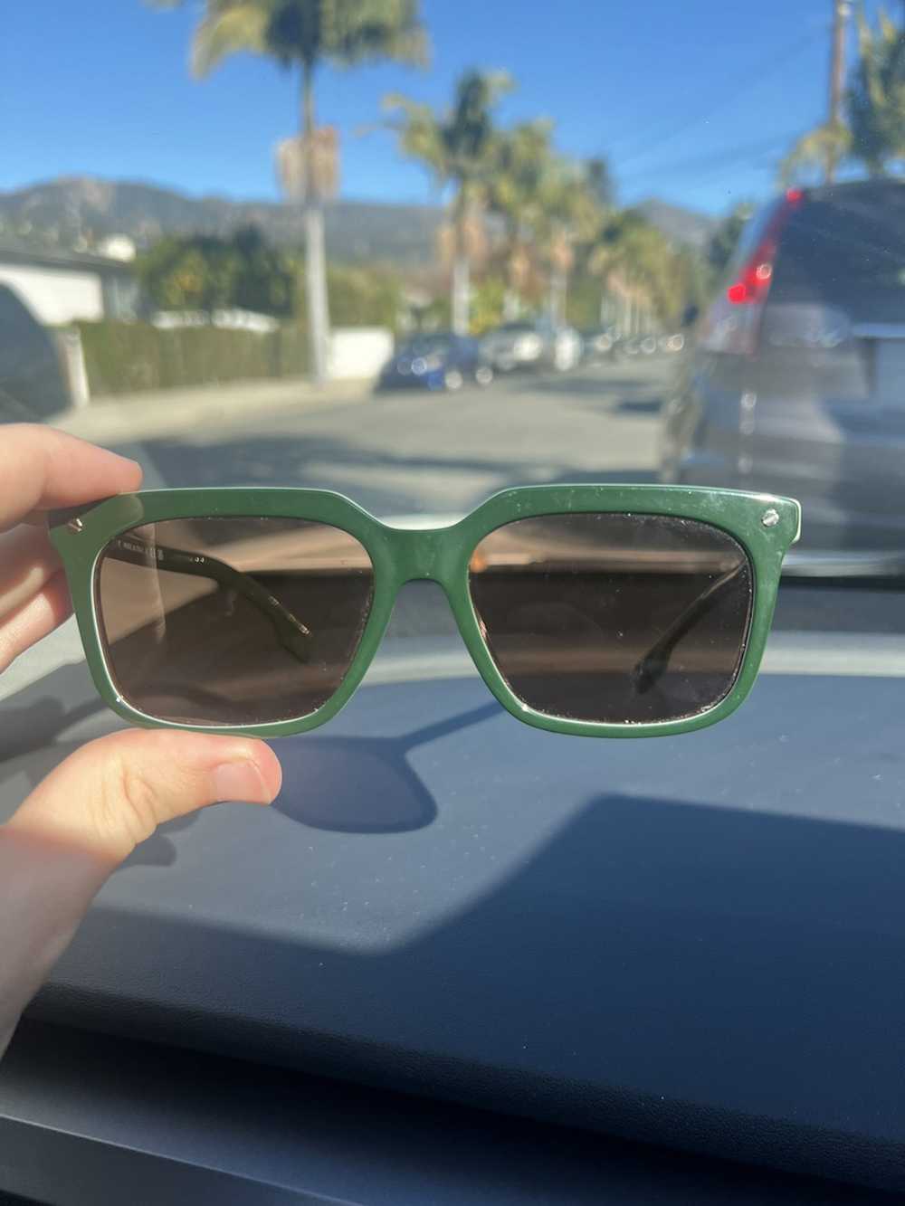 Burberry Burberry Sunglasses Green/Red - image 2