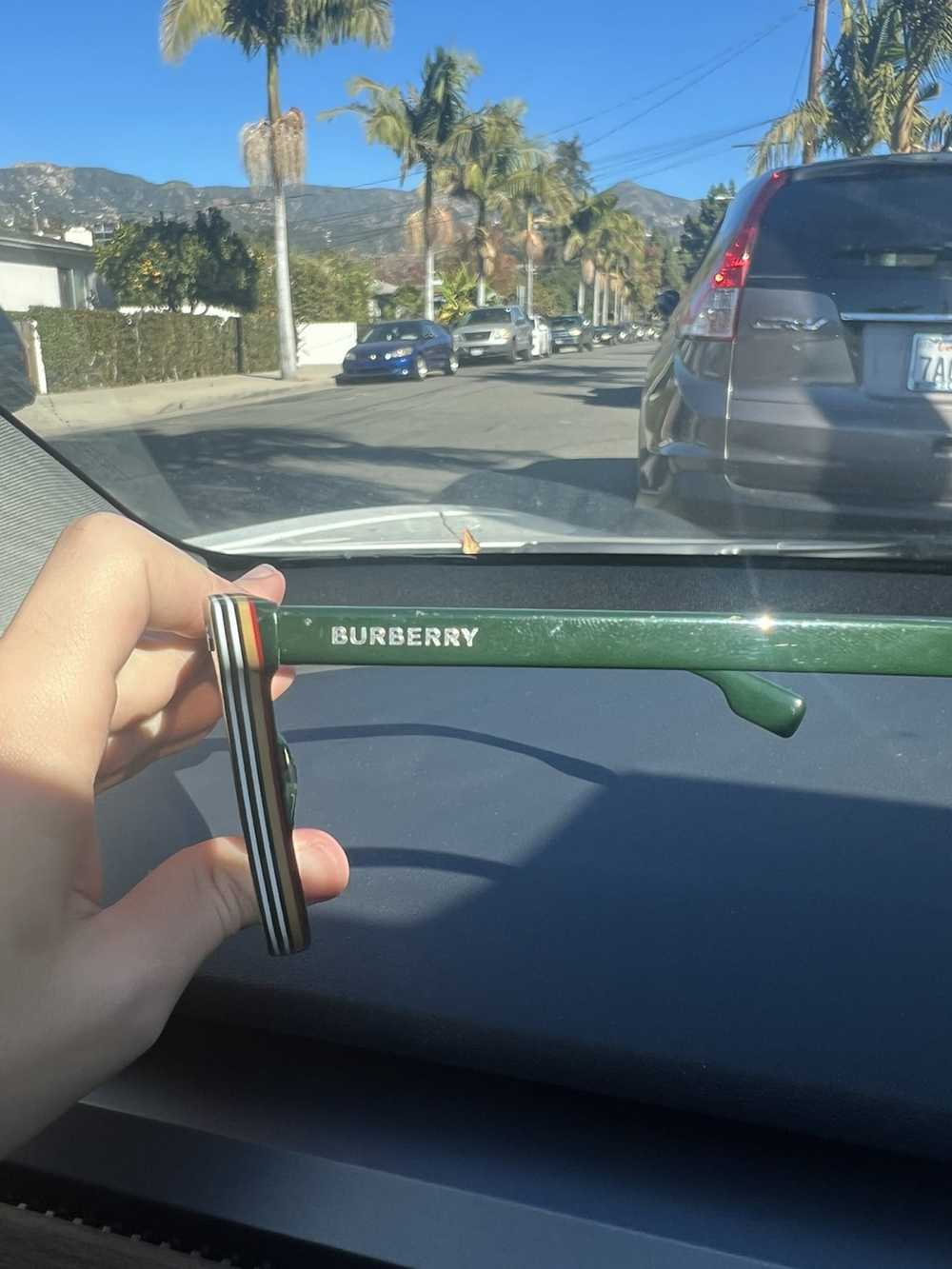 Burberry Burberry Sunglasses Green/Red - image 4