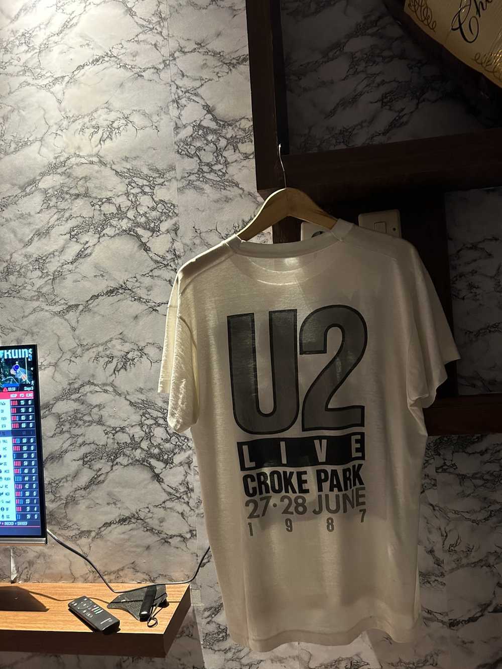 Band Tees × Vintage U2 LIVE CROKE PARK 1989 - image 2