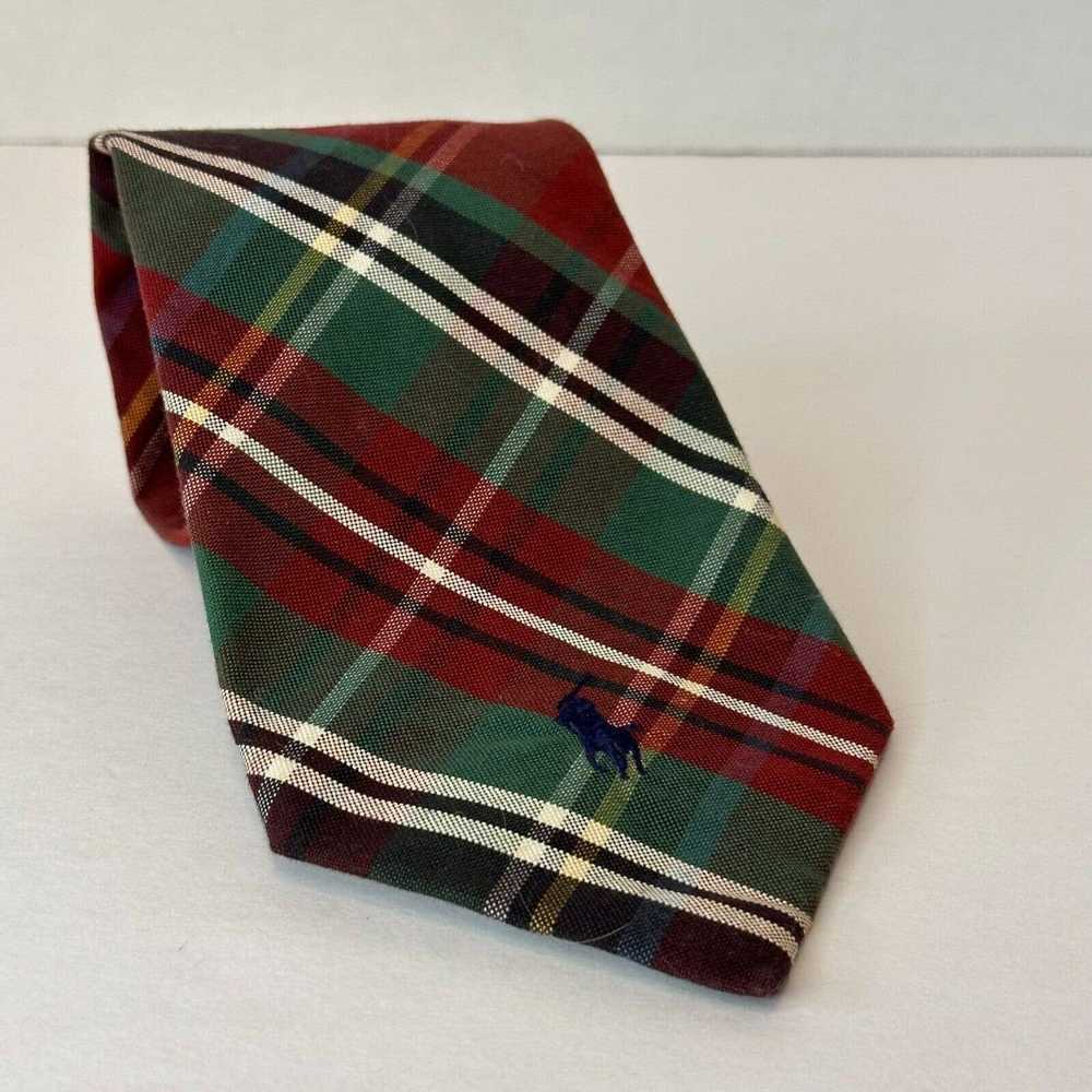 Polo Ralph Lauren POLO Ralph Lauren Plaid Tie Bur… - image 2