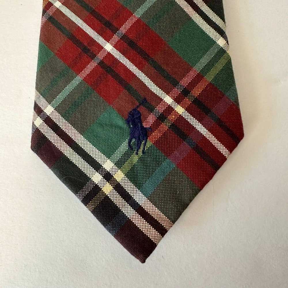 Polo Ralph Lauren POLO Ralph Lauren Plaid Tie Bur… - image 3