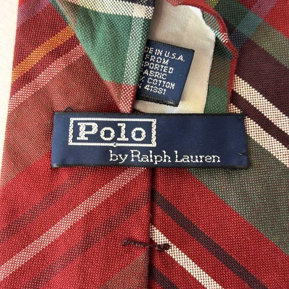 Polo Ralph Lauren POLO Ralph Lauren Plaid Tie Bur… - image 4