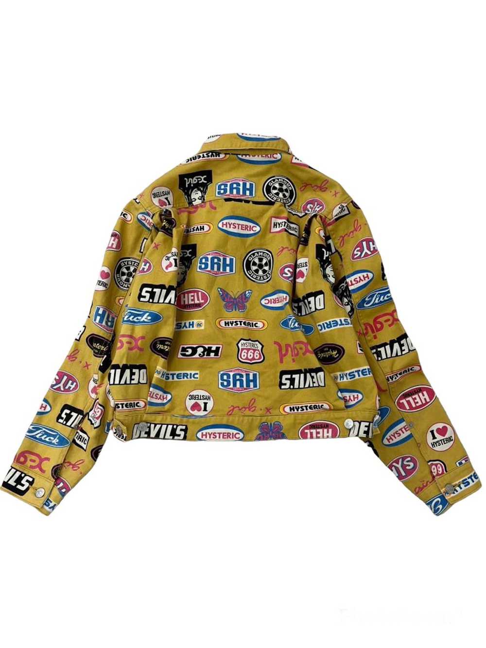 Hysteric Glamour X-Girl Logo Trucker Jacket - image 4