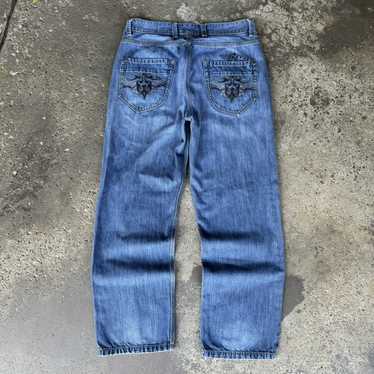 DKNY Jeans West Side VIntage 1989 Straight Light Denim Jeans size 36 X 34