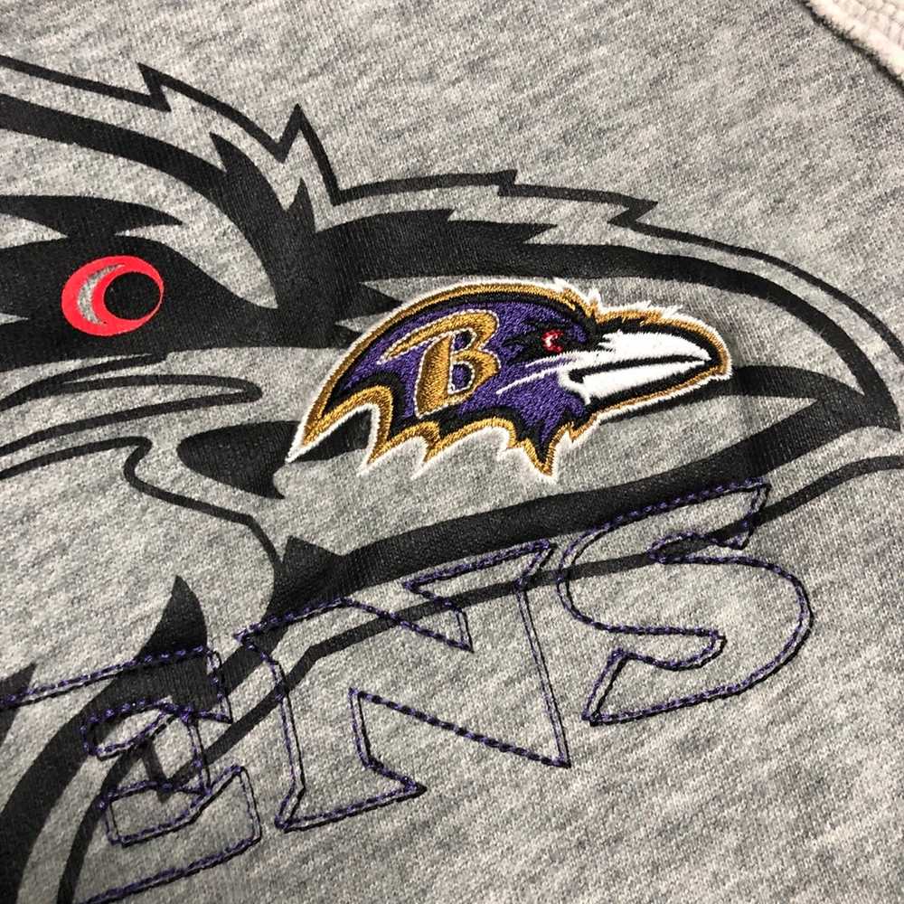 Vintage Y2K Baltimore Ravens NFL Deconstruct Full… - image 6