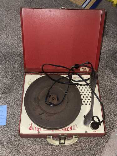 Vintage Tot & Teen Record Player Kids Vintage Old… - image 1