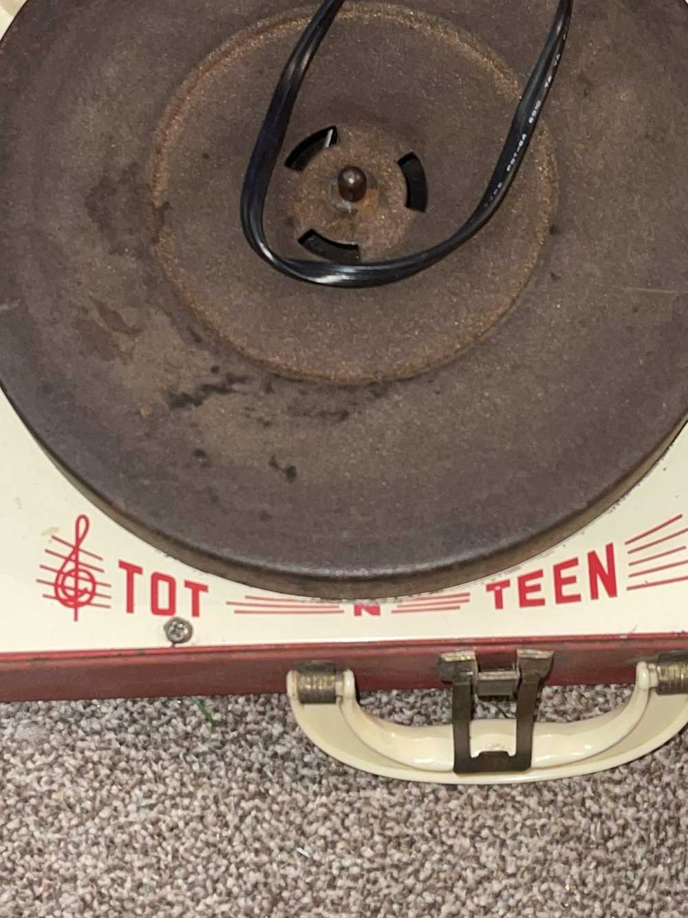 Vintage Tot & Teen Record Player Kids Vintage Old… - image 2