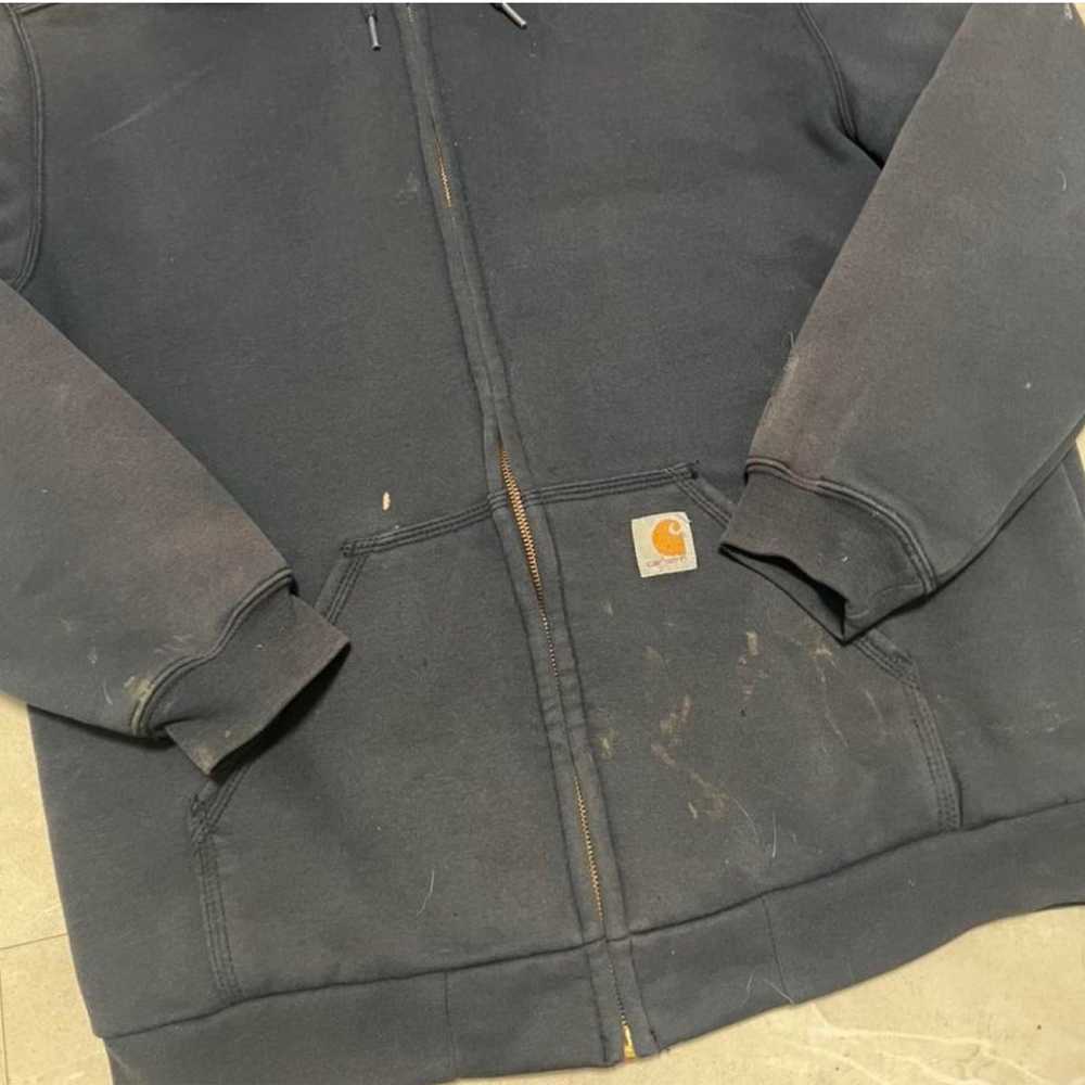 Vintage 90's Carhartt zip up hoodie. - image 3