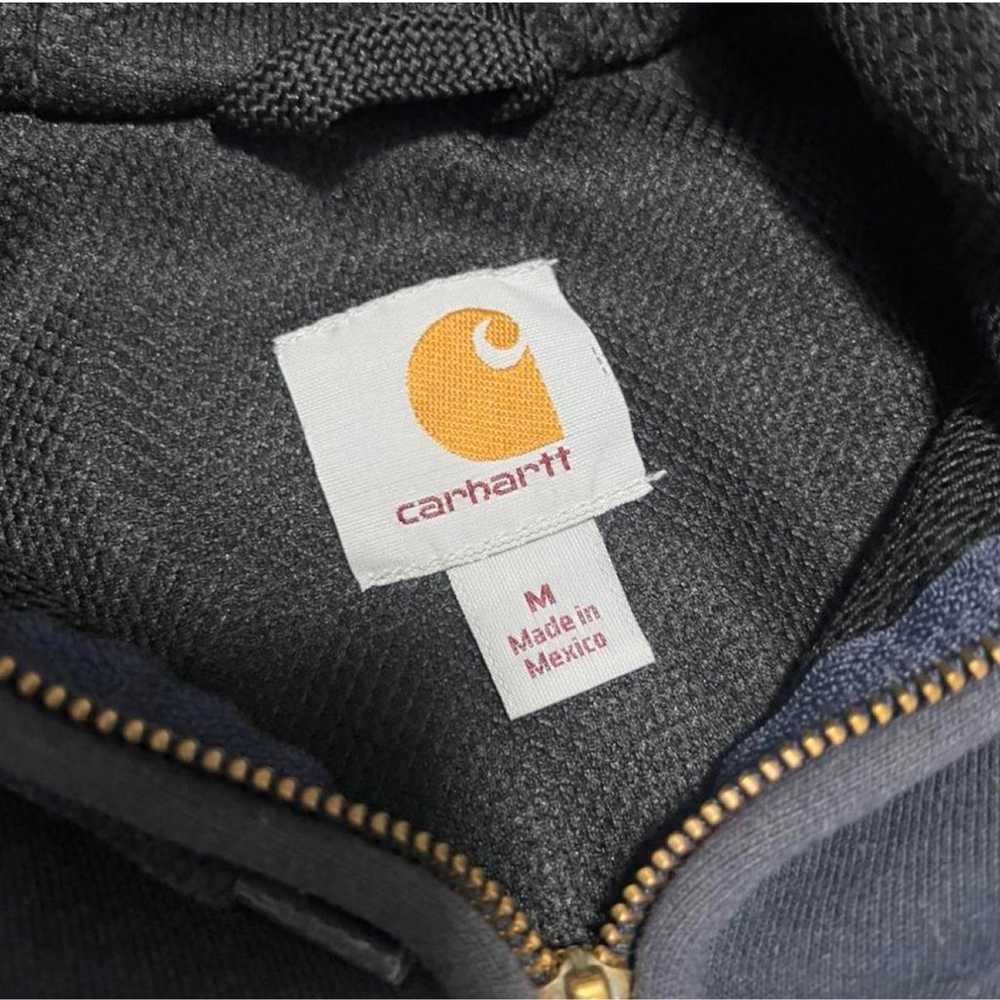 Vintage 90's Carhartt zip up hoodie. - image 4