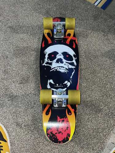 Other Ousgar Skull & Flames Skateboard Used Pre Ow