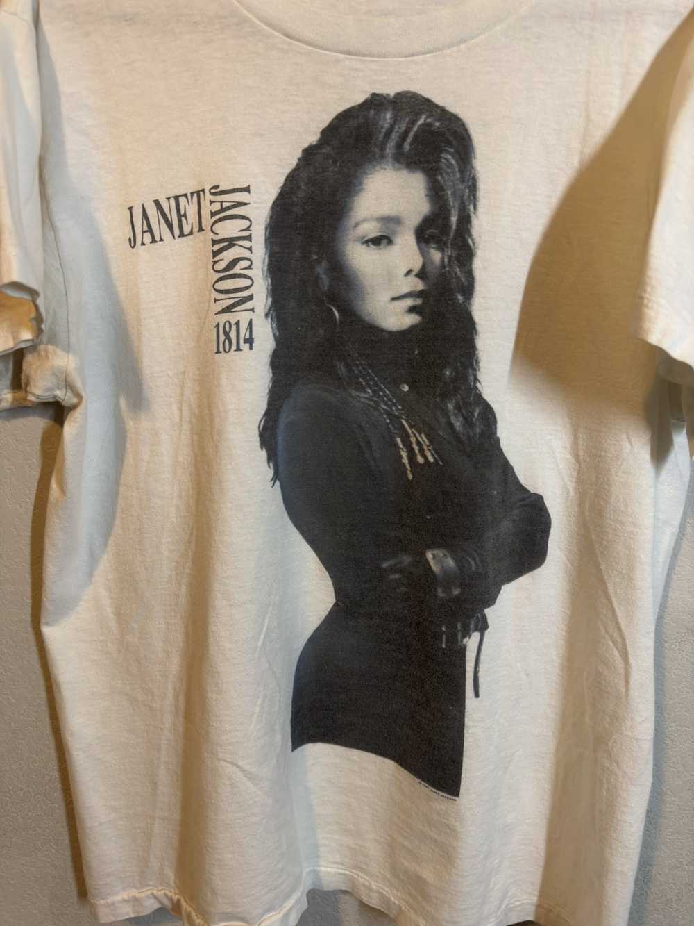 Vintage 1990 Janet Jackson Tour shirt - image 2