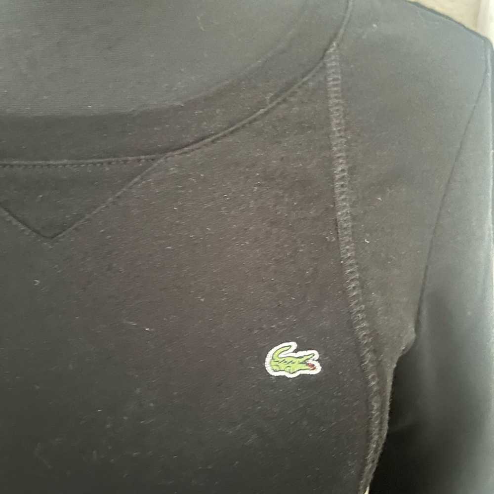 Lacoste Lacoste Black 3/4 Sleeve TShirt Dress Siz… - image 3