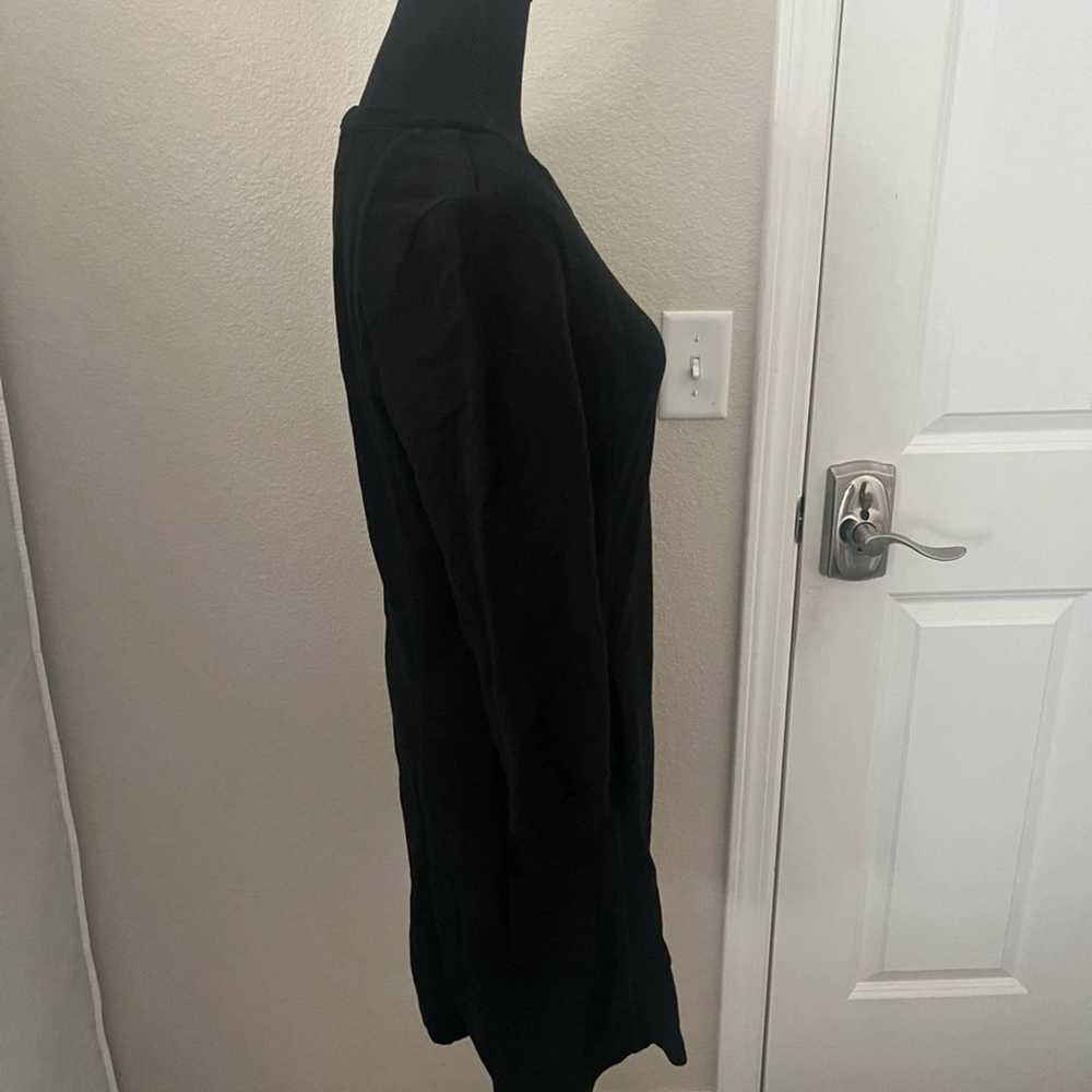 Lacoste Lacoste Black 3/4 Sleeve TShirt Dress Siz… - image 4