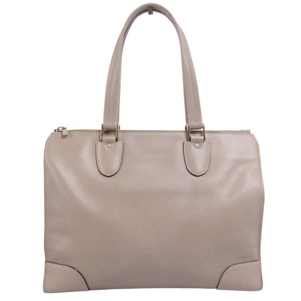Valextra Valextra Handbag Tote Bag Calf Leather W… - image 4