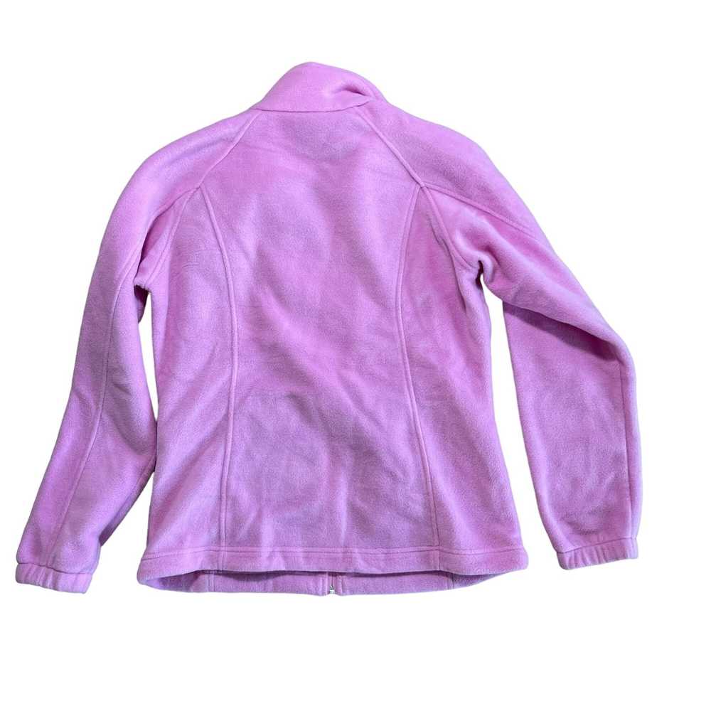 Columbia Columbia Full Zip Pink Fleece Jacket Ful… - image 2