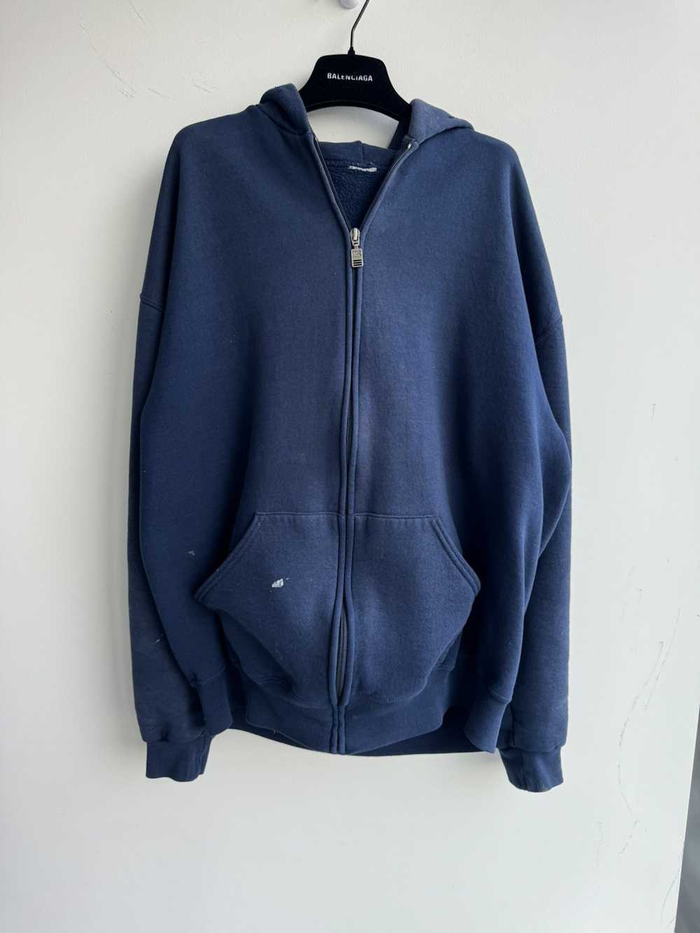 Vintage VINTAGE FADED 90s HOODIE OVERSIZED CROPPE… - image 1