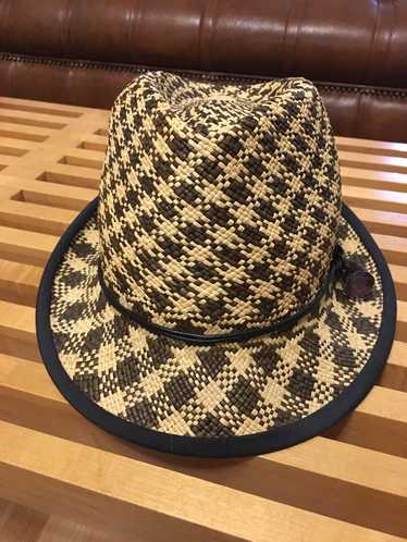 Rod Keenan Men’s Check Straw Hat