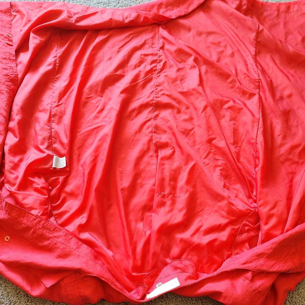 Vintage Saxton Hall red trench coat - image 4