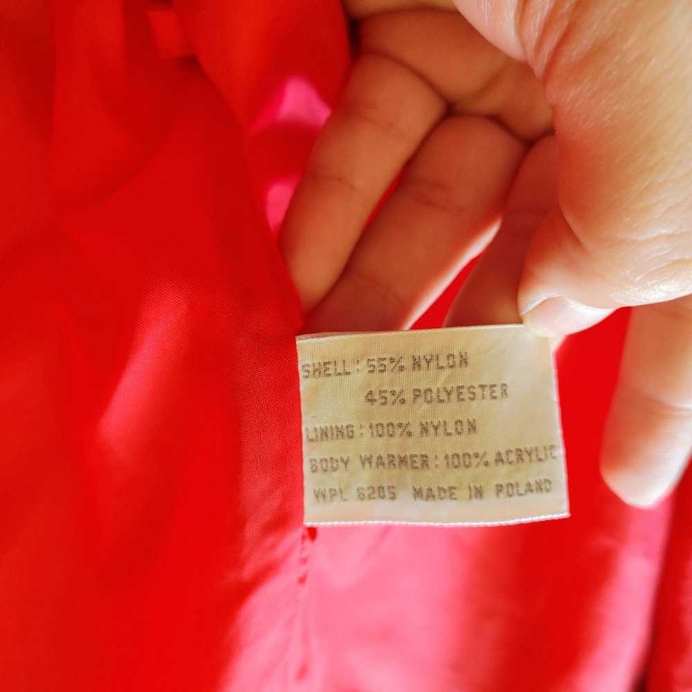 Vintage Saxton Hall red trench coat - image 5