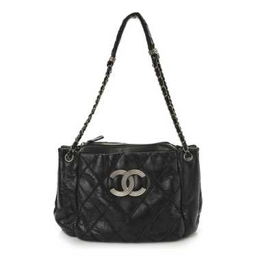 CHANEL Lambskin Quilted Giant CC Accordion Should… - image 1