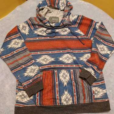 Trademark Brooklyn Cloth Tribal Aztec Pullover Hoodie Sweatshirt Size Small