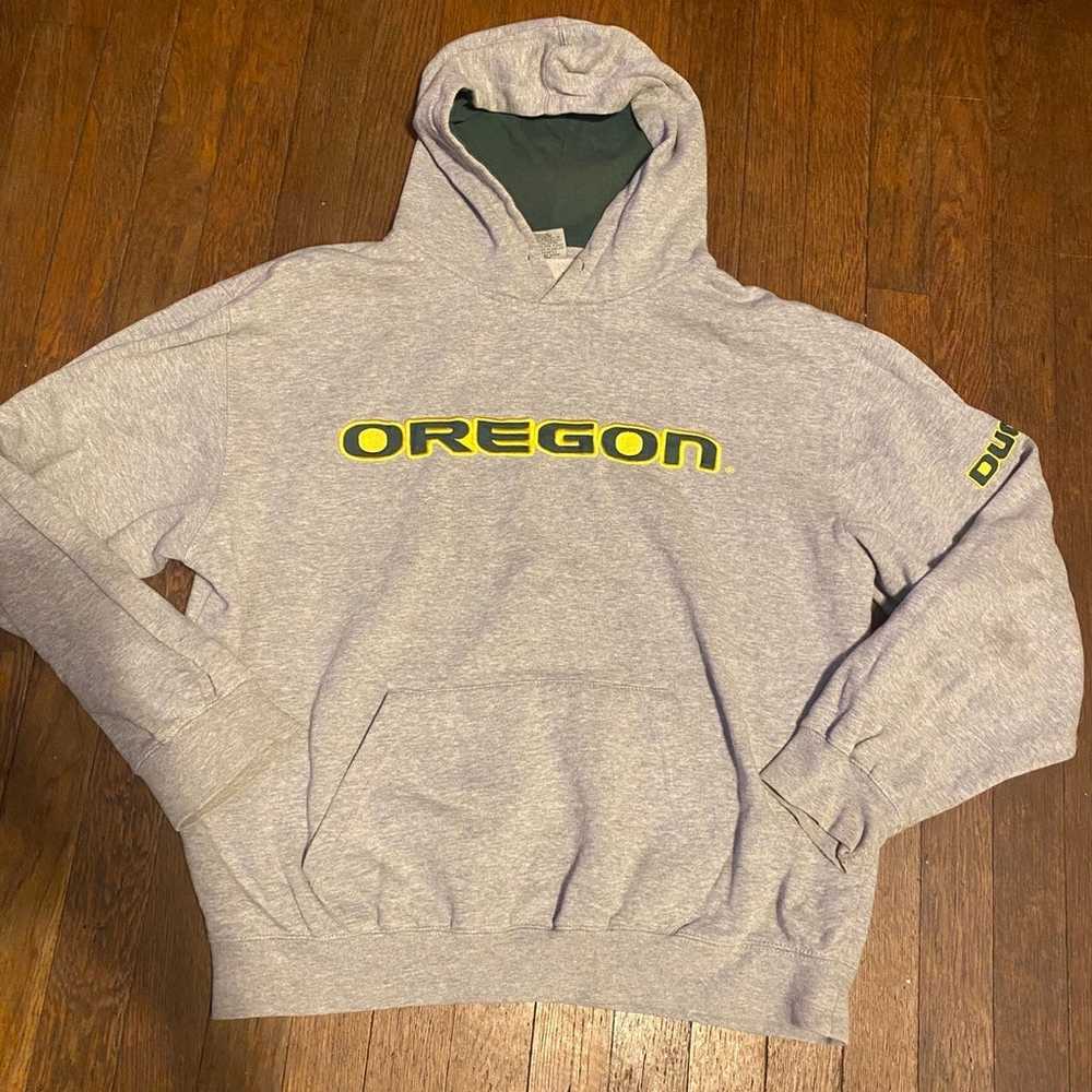Vintage Oregon ducks hoodie 90s/00s - image 2