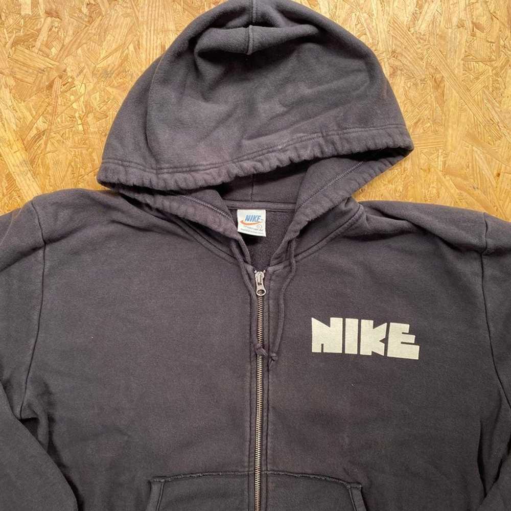 80s 90s Vintage Nike Sportswear Spell Out Zip Up … - image 2