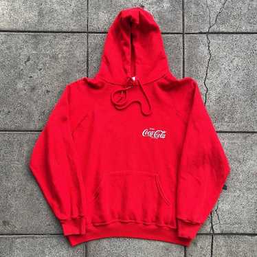 Vintage Coca Cola Foldable Windbreaker Hooded Made in… - Gem