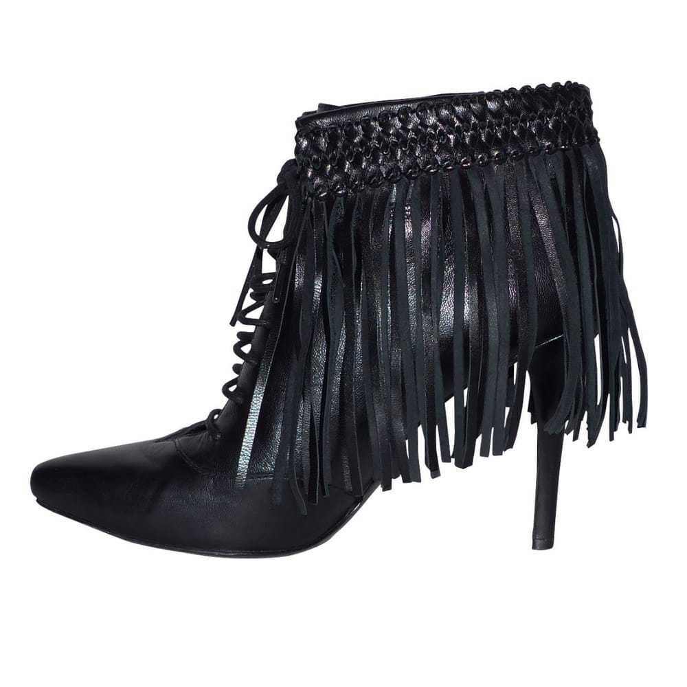 Pierre Balmain Leather biker boots - image 3