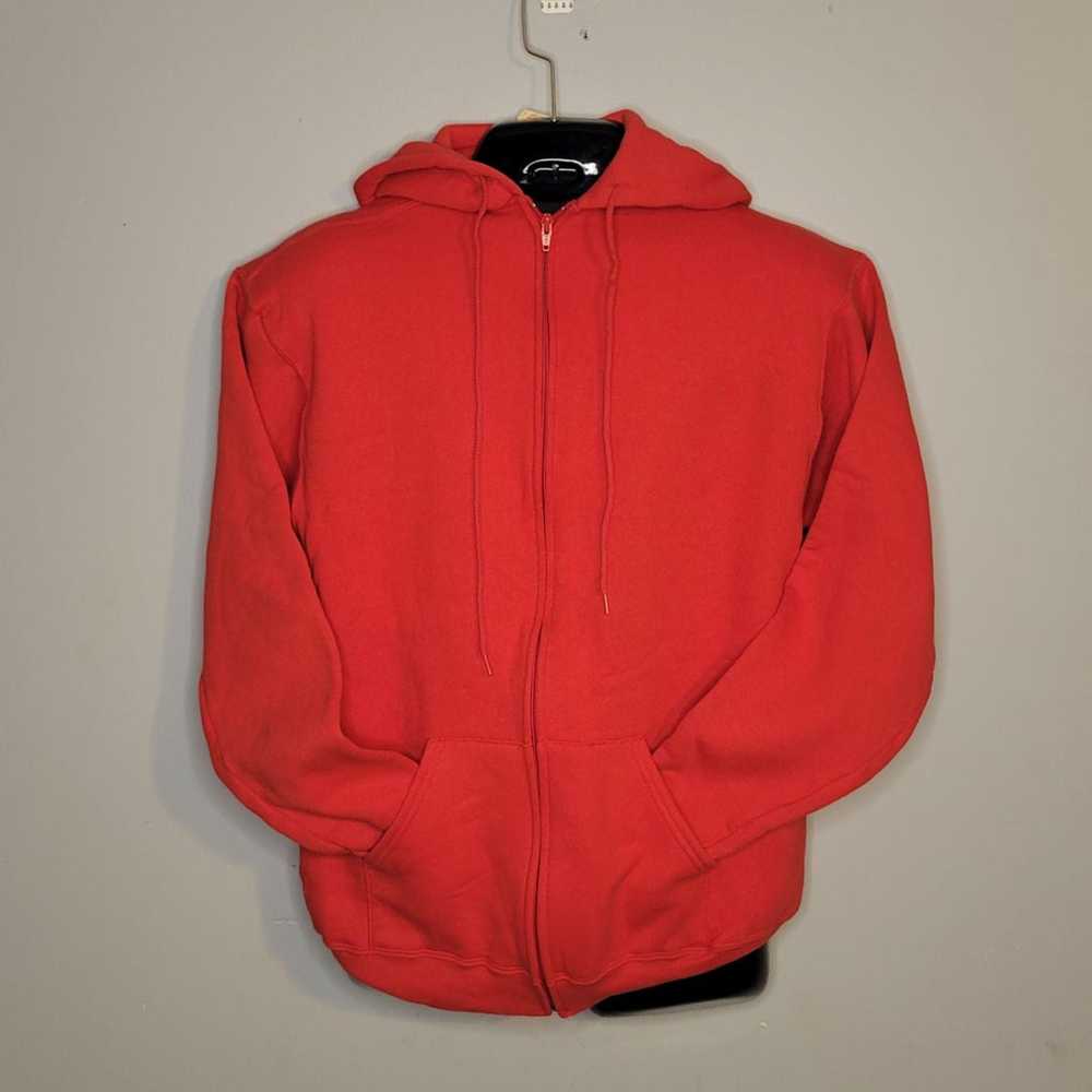 Vintage 70s Russell Athletics Cardinal Red Zip Up… - image 1