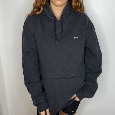 VTG Y2K 2000s Nike check logo embroidered hoodie … - image 1