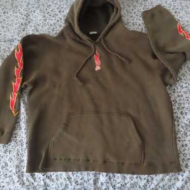 vintage rare redsands flames fleece hoodie no siz… - image 1