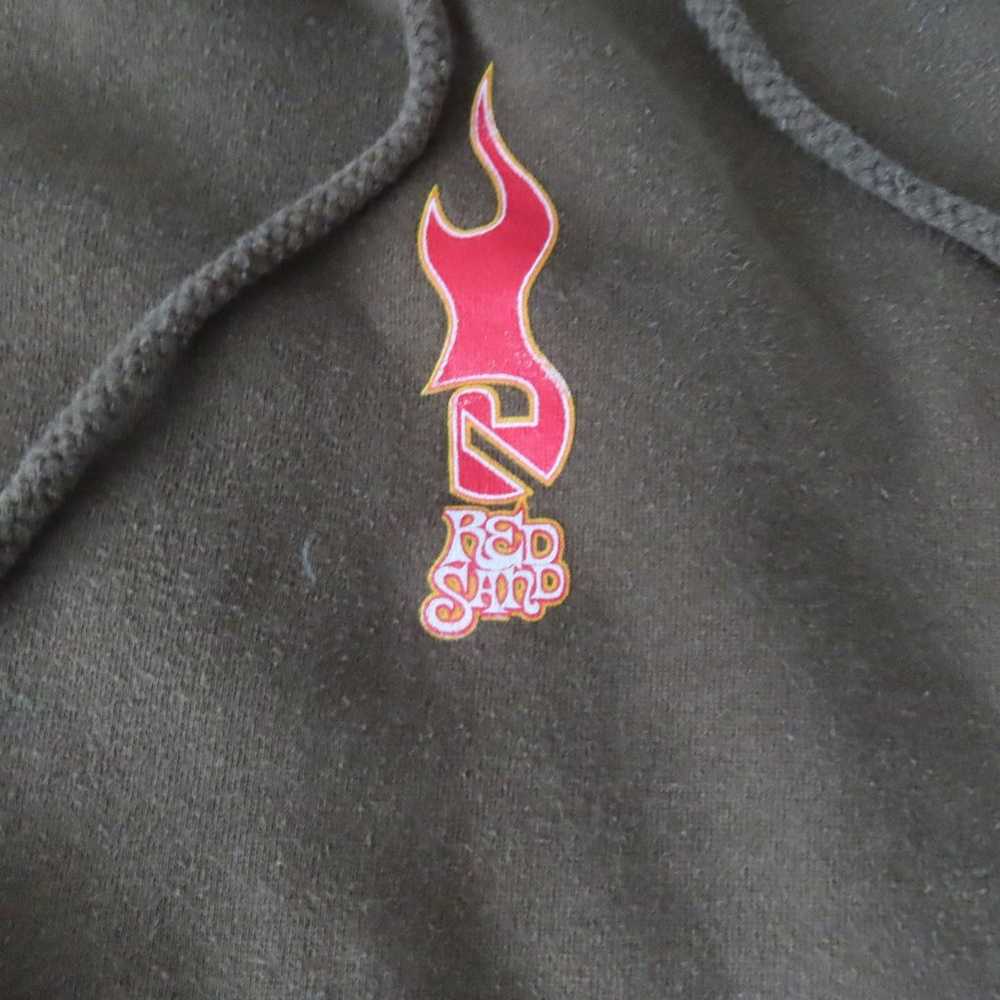 vintage rare redsands flames fleece hoodie no siz… - image 2