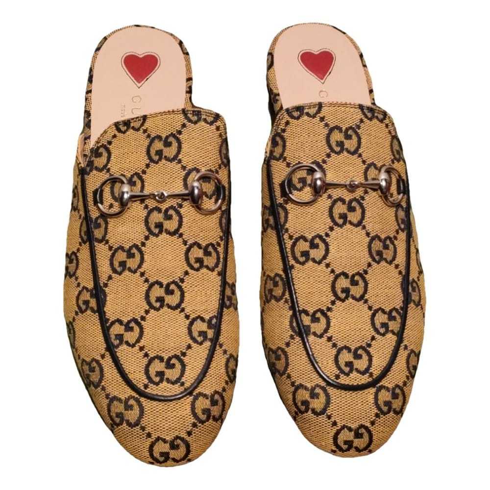 Gucci Princetown cloth mules - image 1