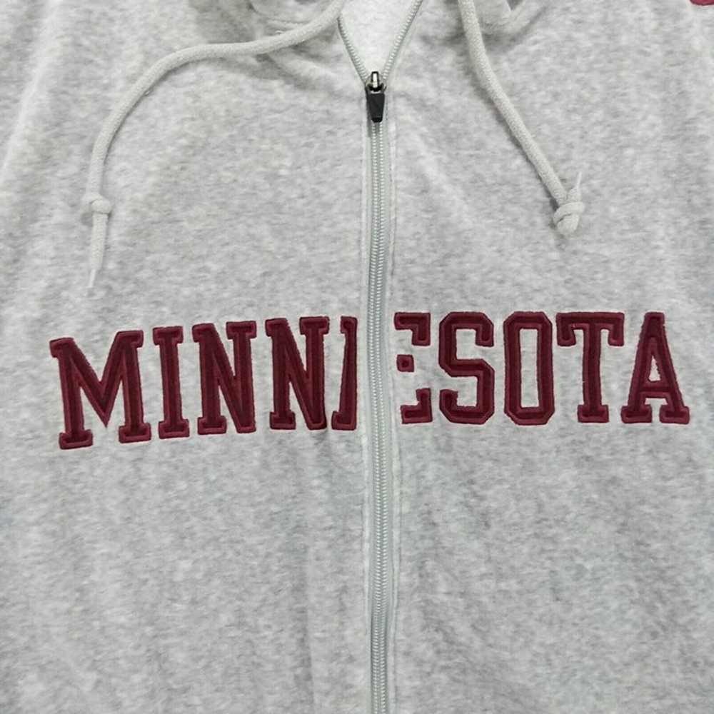 Vintage Nike Team Minnesota Gophers Full Zip Hood… - image 3