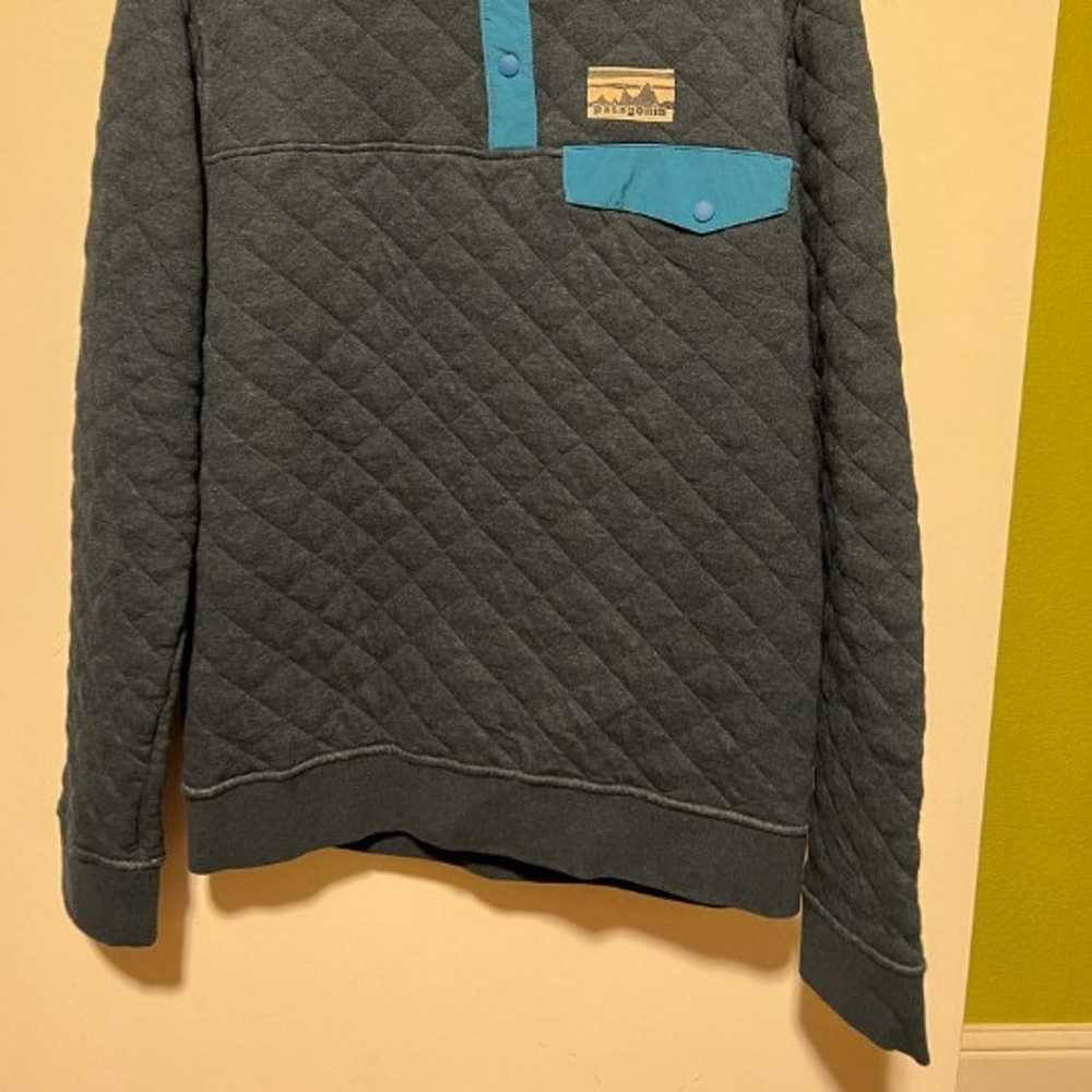 VINTAGE PATAGONIA Quilt Snap-Tee Pull Over - image 2