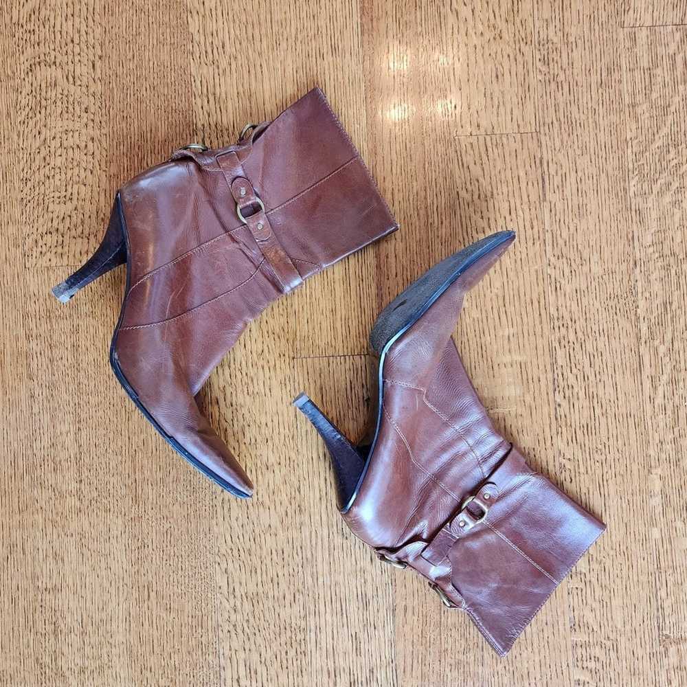 Enzo Angliolini Vintage Soft Brown Leather Boots,… - image 1