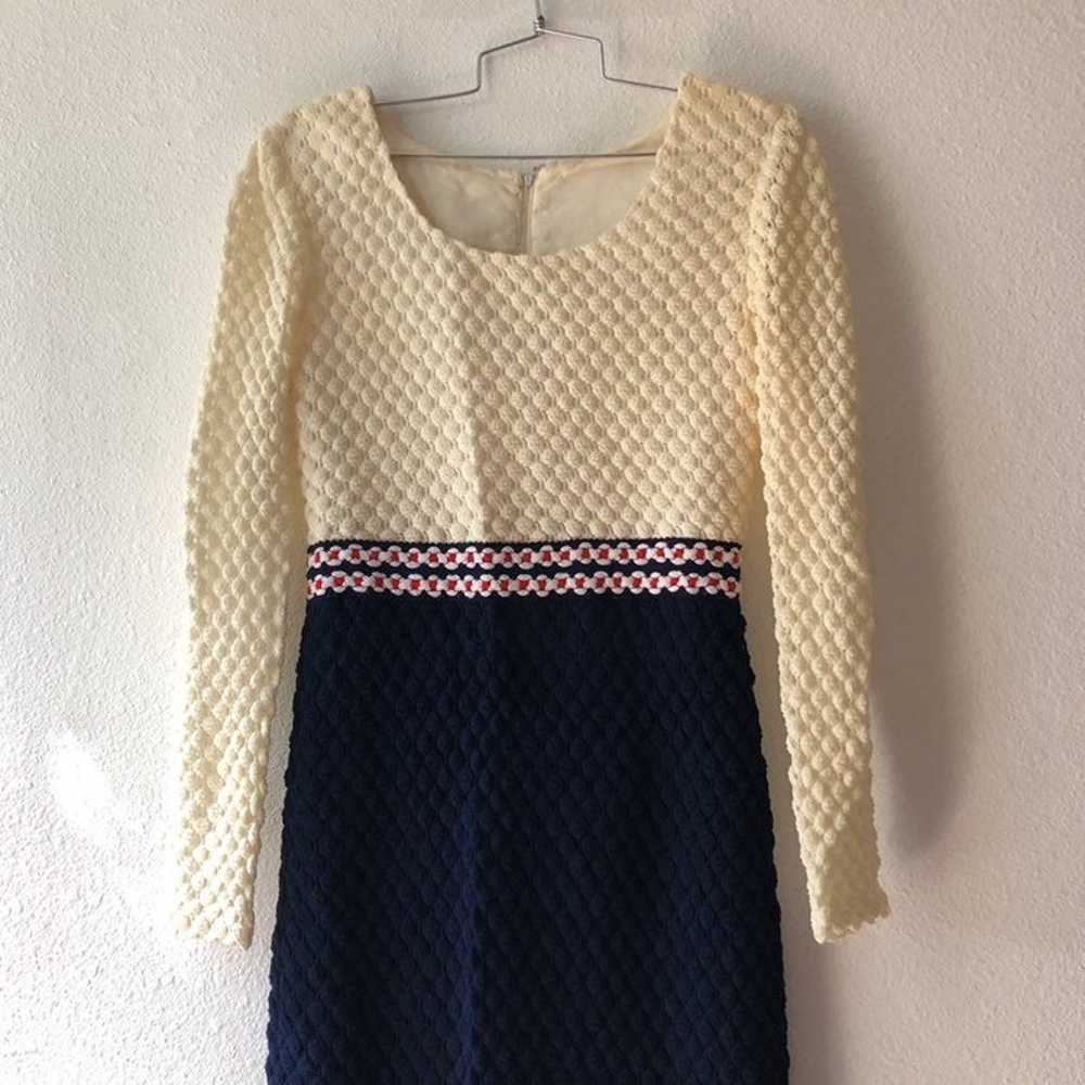 Vintage 70's Crochet Boho Maxi Dress S M - image 5