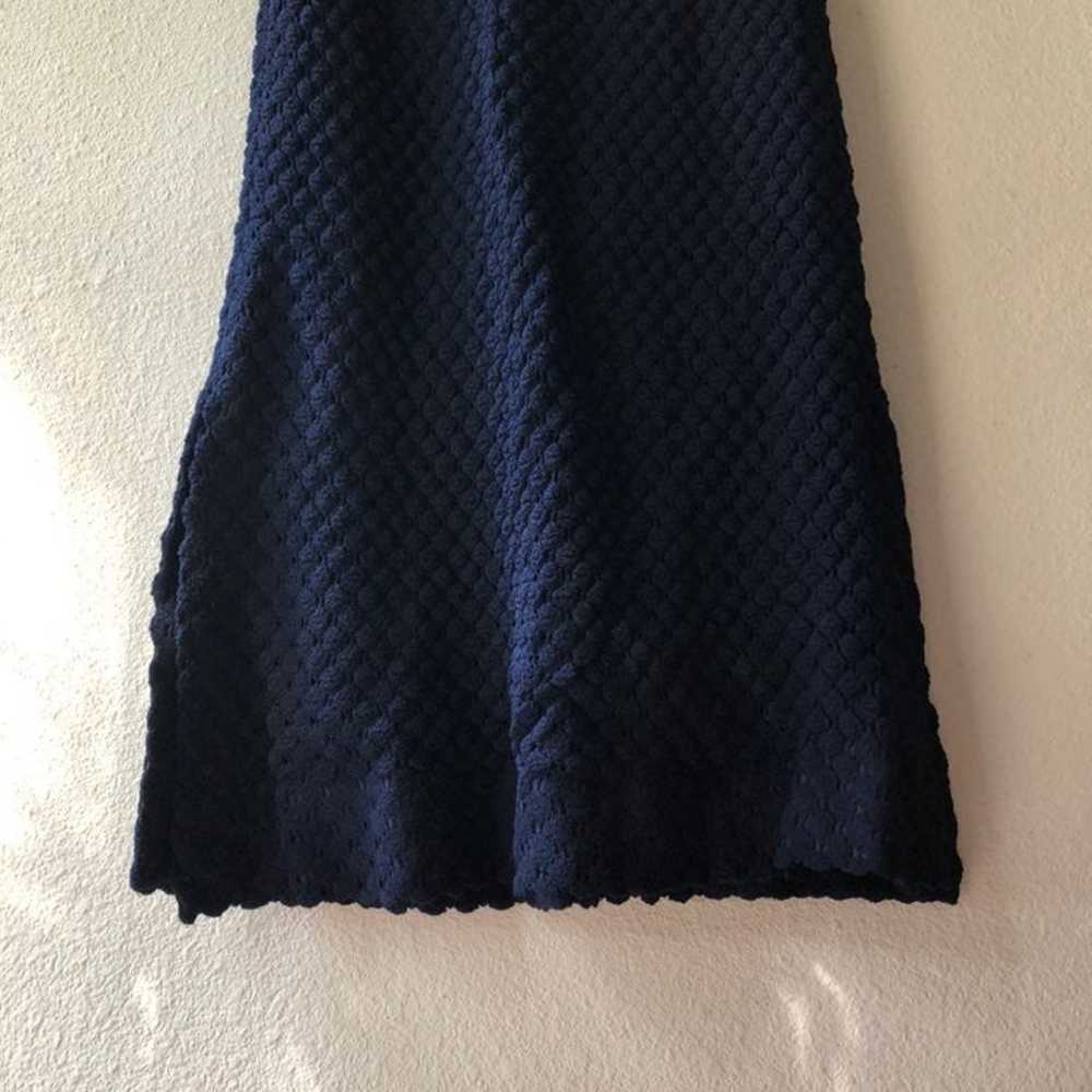 Vintage 70's Crochet Boho Maxi Dress S M - image 6