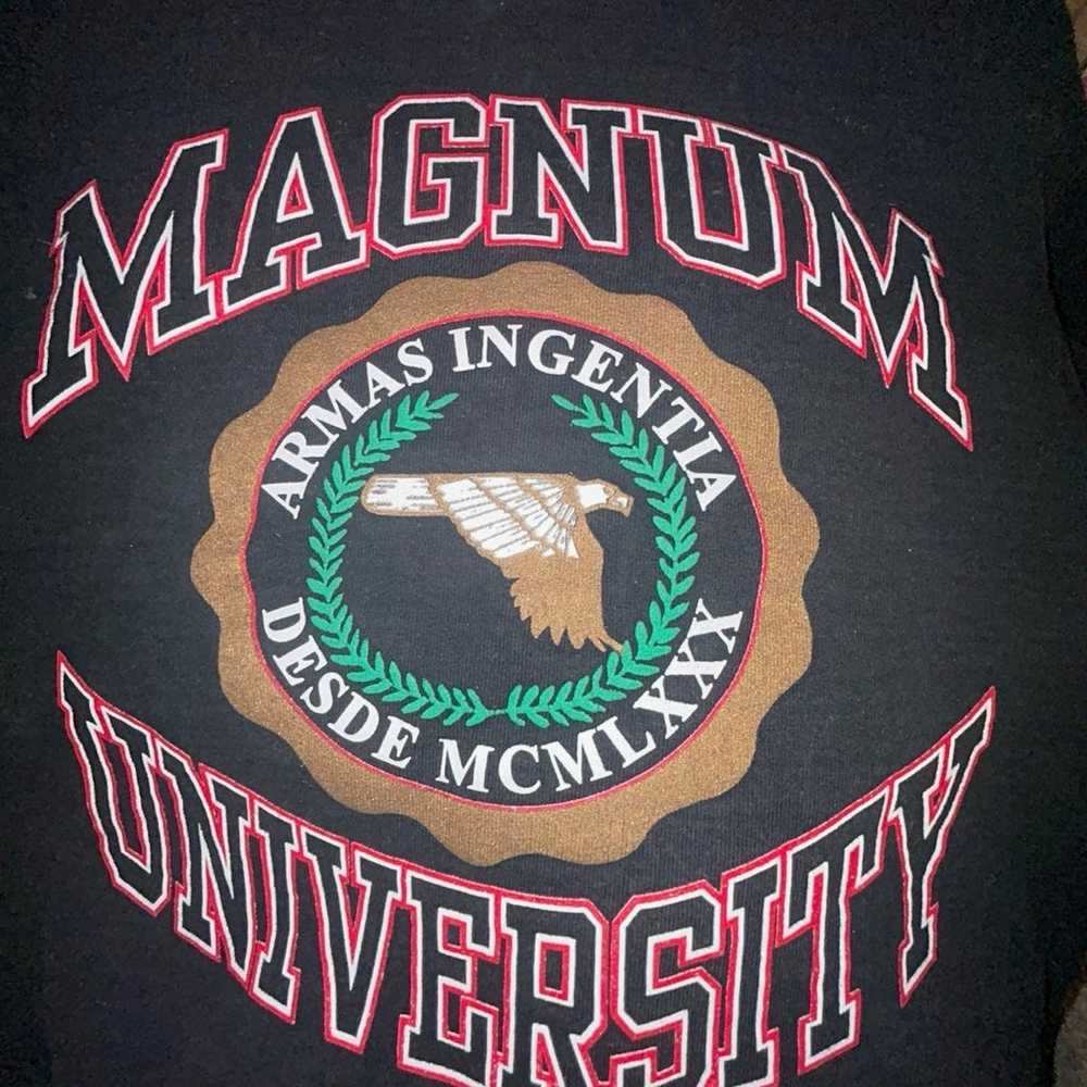 Vtg 90’s Magnum University Crewneck Sweatshirt - image 2
