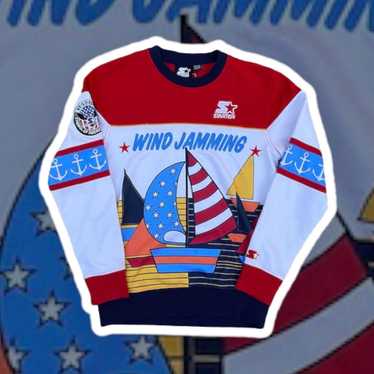 Starter Brand Wind Jamming Yacht Club Pullover - image 1