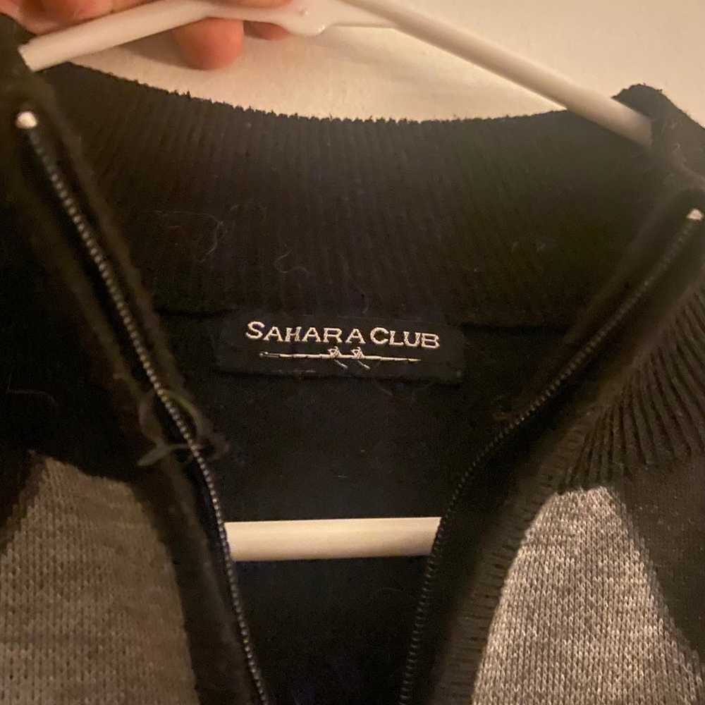 Vintage Sweater - Sahara Club - Men’s Large - Bla… - image 2