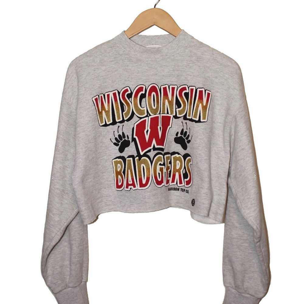 Vintage Wisconsin Badgers Sweatshirt - image 1