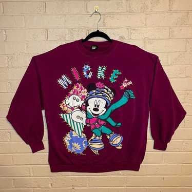 Vintage 90's Mickey Mouse Crewneck Sweatshirt - image 1